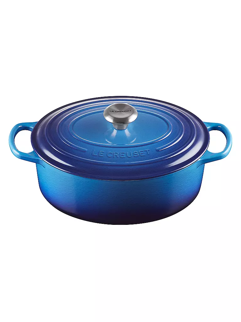 LE CREUSET Bräter oval 29cm SIGNATURE Azure blau